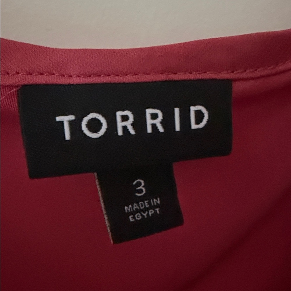 Torrid Vibrant Salmon Camisole Top - Picture 2 of 3